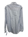 Burberry Size S Blue Cotton Grid Button Up Men's Long Sleeve Shirt Blue / S