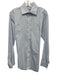 Burberry Size S Blue Cotton Grid Button Up Men's Long Sleeve Shirt Blue / S