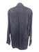 Burberry London Size S Gray & Blue Cotton Abstract Button Up Long Sleeve Shirt Gray & Blue / S