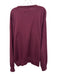 Polo Size XXL Dark Red Cotton Solid Sweatshirt Men's Long Sleeve Shirt Dark Red / XXL