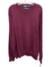 Polo Size XXL Dark Red Cotton Solid Sweatshirt Men's Long Sleeve Shirt Dark Red / XXL