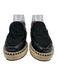 Bottega Veneta Shoe Size 37 Black & Beige Canvas Upper Laced Detail Sneakers Black & Beige / 37