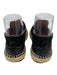 Bottega Veneta Shoe Size 37 Black & Beige Canvas Upper Laced Detail Sneakers Black & Beige / 37