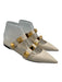 Valentino Garavani Shoe Size 36.5 Cream White Leather Upper Rockstud Flat Mules Cream White / 36.5