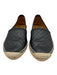 Gucci Shoe Size 36 Black & Beige Leather Upper Guccissima embossed Espadrille Black & Beige / 36