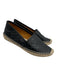 Gucci Shoe Size 36 Black & Beige Leather Upper Guccissima embossed Espadrille Black & Beige / 36