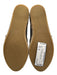 Gucci Shoe Size 36 Black & Beige Leather Upper Guccissima embossed Espadrille Black & Beige / 36