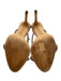 Giuseppe Zanotti Shoe Size 40 Beige & Clear Leather Upper Suede Back Zip Sandals Beige & Clear / 40