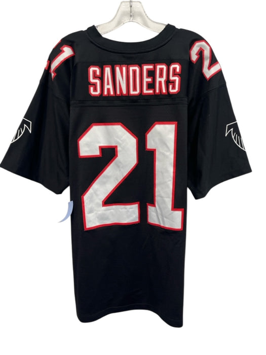 Mitchell & Ness Size 44 Black & White Synthetic Football Jersey Short Sleeve Black & White / 44