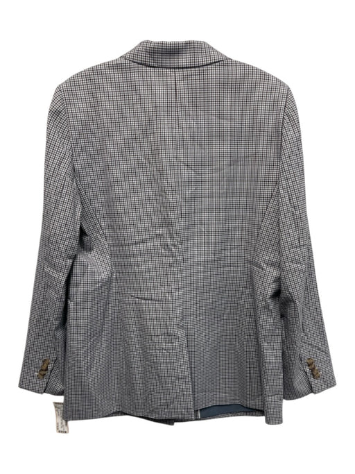 Lafayette 148 Size 12 Blue, White, Brown Polyamide Blend Long Sleeve Jacket Blue, White, Brown / 12