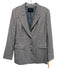 Lafayette 148 Size 12 Blue, White, Brown Polyamide Blend Long Sleeve Jacket Blue, White, Brown / 12
