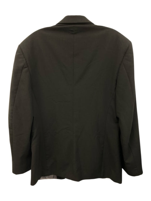 Dior Vintage Black Wool Blend Solid Dinner Jacket Men's Blazer Black / 41