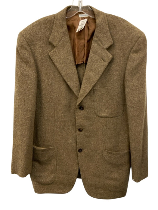Brioni NWT Brown Cashmere Solid 3 button Men's Blazer Brown / 40R