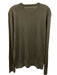 All Saints NWT Size L Olive Green Merino Wool Solid Men's Long Sleeve Shirt Olive Green / L