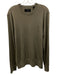 All Saints NWT Size L Olive Green Merino Wool Solid Men's Long Sleeve Shirt Olive Green / L