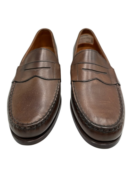 Allen Edmonds Shoe Size 11 Brown Leather Solid Loafer Men's Shoes Brown / 11