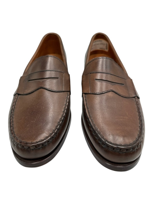 Allen Edmonds Shoe Size 11 Brown Leather Solid Loafer Men's Shoes Brown / 11
