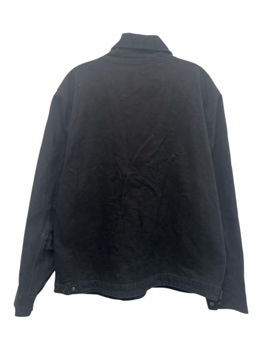 Carhartt Size XL Black Cotton Solid Men's Jacket Black / XL