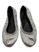 Rebecca Minkoff Shoe Size 6.5 Silver Polyester Blend Round Toe Gathered Flats Silver / 6.5