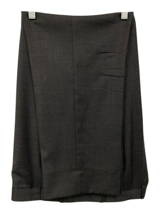 Cremieux Dark Gray Wool Solid 2 Button Men's Suit Dark Gray / 48R