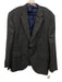 Cremieux Dark Gray Wool Solid 2 Button Men's Suit Dark Gray / 48R