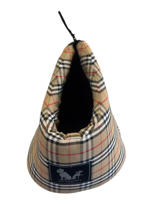 Burberry Brown, Red, Black Zip Top Novacheck Tote Dog Carrier Bag Brown, Red, Black