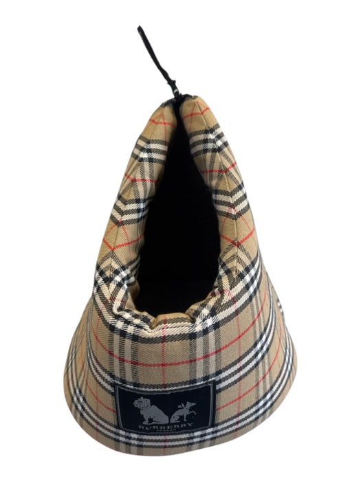 Burberry Brown, Red, Black Zip Top Novacheck Tote Dog Carrier Bag Brown, Red, Black