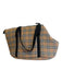 Burberry Brown, Red, Black Zip Top Novacheck Tote Dog Carrier Bag Brown, Red, Black