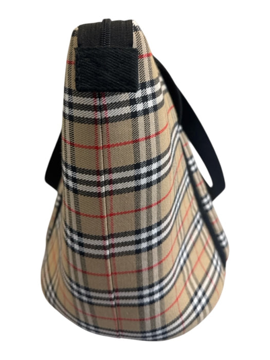 Burberry Brown, Red, Black Zip Top Novacheck Tote Dog Carrier Bag Brown, Red, Black