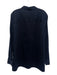 Lafayette 148 Size XL Navy Blue Cotton Long Sleeve Asymmetrical Buttons Top Navy Blue / XL