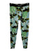 Tom Ford Size S Black, Blue & Green Cotton Blend Floral Elastic Waist Pants Black, Blue & Green / S
