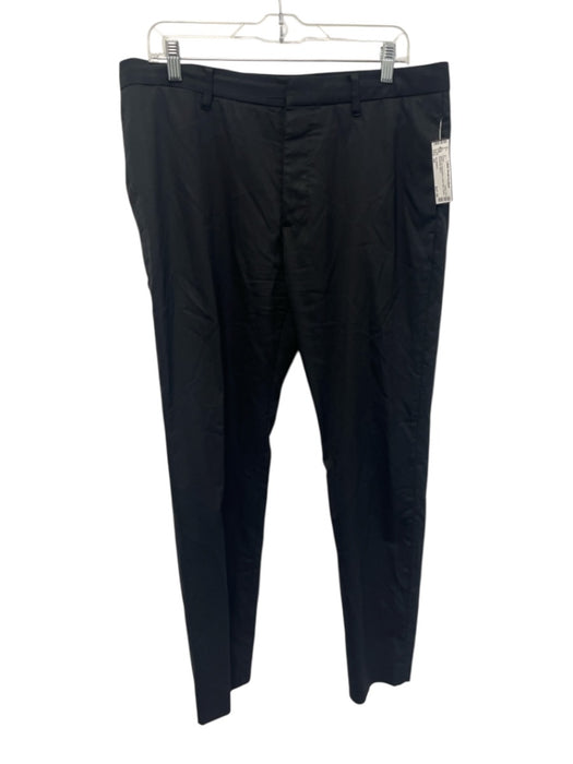ALLSAINTS Size 34 Black Wool Blend Solid Slim Dress Men's Pants Black / 34