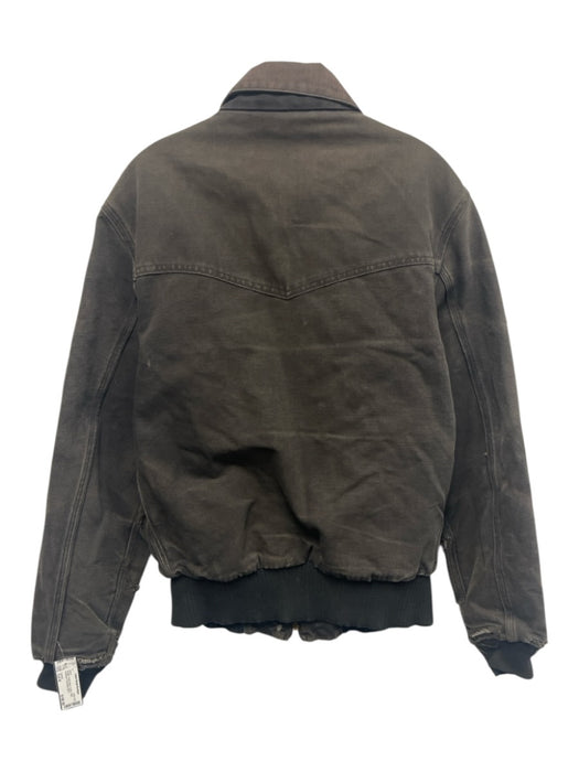Carhartt Vintage Size Est M Faded Black Cotton Solid Men's Jacket Faded Black / Est M