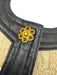 Tory Burch Size 4 Beige & Black Wool Blend Long Sleeve Button Front Jacket Beige & Black / 4