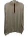 Peter Millar Size XL Off White Wool Blend Solid Quarter Zip Men's Sweater Off White / XL