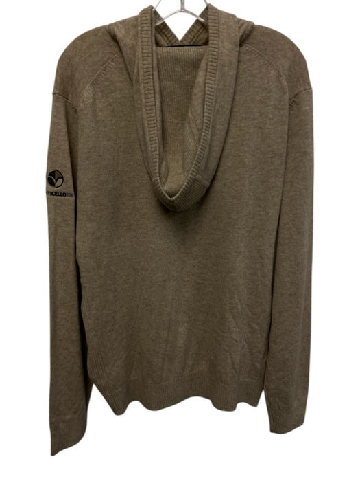 Holderness & Bourne Size XL Tan Wool Blend Solid Hoodie Men's Sweater Tan / XL