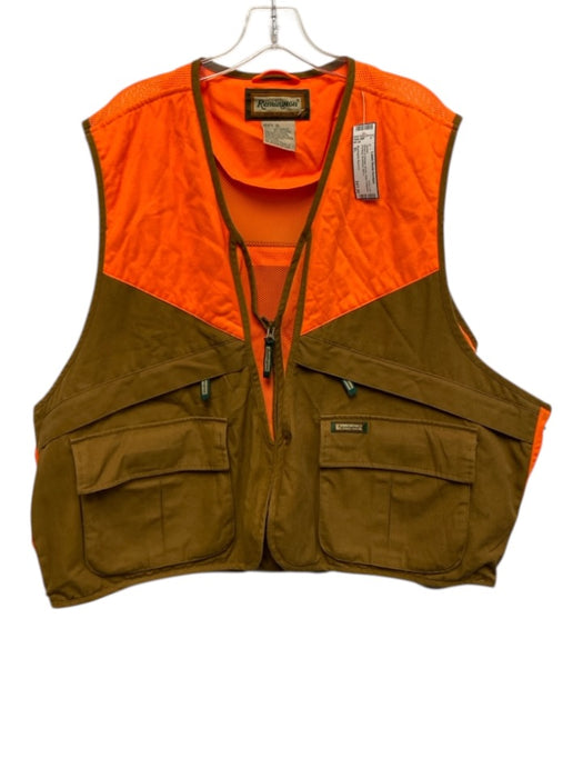 Remington Boot Co. Size XL Brown & Orange Acrylic Solid Outdoors Hunting Jacket Brown & Orange / XL