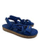 Chanel Shoe Size 39 Blue Leather Rope Cork Velcro Sandals Blue / 39