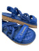 Chanel Shoe Size 39 Blue Leather Rope Cork Velcro Sandals Blue / 39