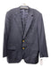 Brooks Brothers Navy Wool Blend Solid 2 Button Men's Blazer Est L