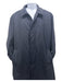 Canali Size 50 Navy Cotton Blend Solid Overcoat Men's Jacket 50