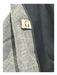 Canali Size 50 Navy Cotton Blend Solid Overcoat Men's Jacket 50