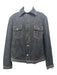 Moschino Size 54 Dark Wash Cotton Studded Trucker Men's Jacket 54