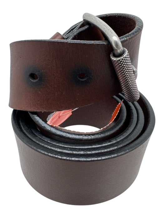 1901 Brown Leather Men's Belt Brown