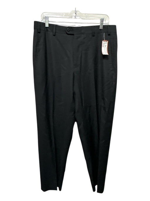 Zanella Size 33 Black Wool Zip Fly Men's Pants Black / 33