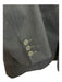 Yves Saint Laurent Black & Blue Wool 2 Buttons Striped Men's Blazer Black & Blue / Est 40