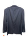 Yves Saint Laurent Black & Blue Wool 2 Buttons Striped Men's Blazer Black & Blue / Est 40