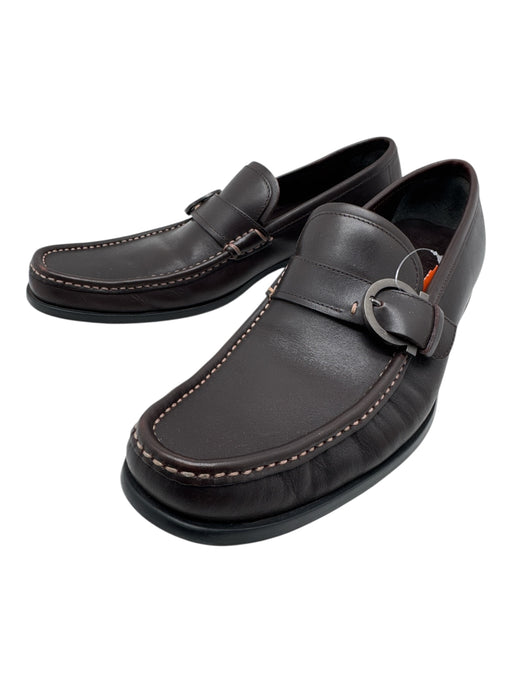 Salvatore Ferragamo Shoe Size 8 Brown Leather Buckle Men's Shoes Brown / 8