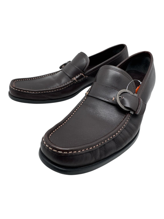 Salvatore Ferragamo Shoe Size 8 Brown Leather Buckle Men's Shoes Brown / 8