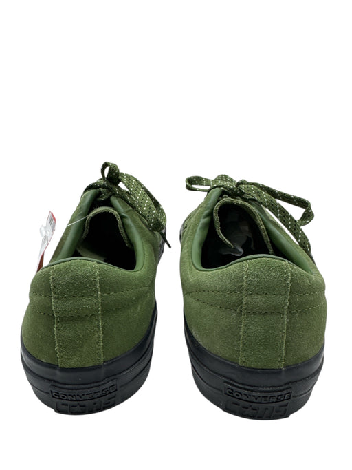Converse Shoe Size 10 Green & Black Suede Low Top Lace Up Men's Shoes Green & Black / 10